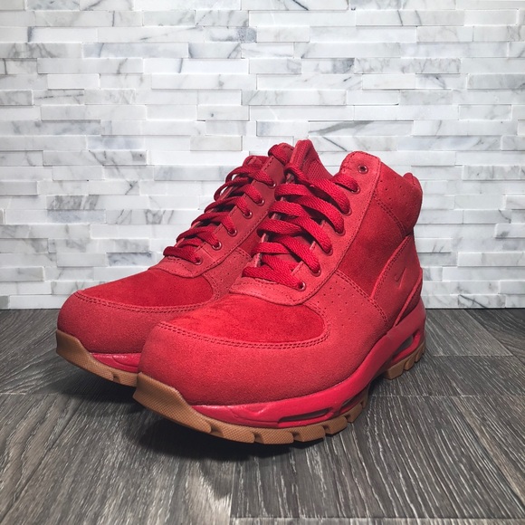 Nike Air Max Goadome ACG GS Gym Red Boots - Picture 2 of 8